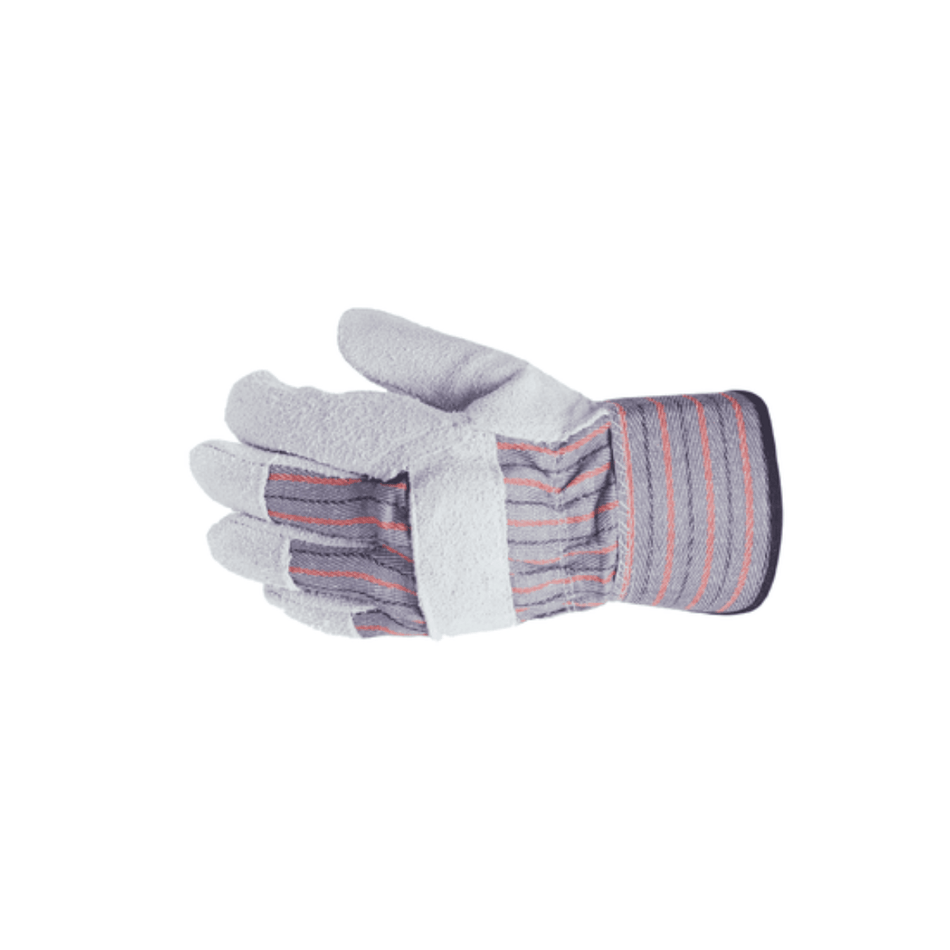 Leather Palm Safety Cuff Gloves
