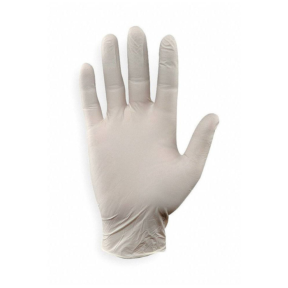 white nitrile gloves hand