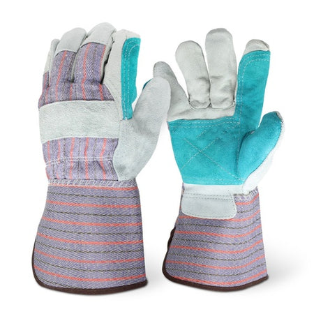 leather palm work gloves