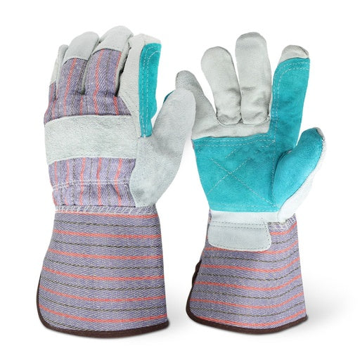 leather palm work gloves