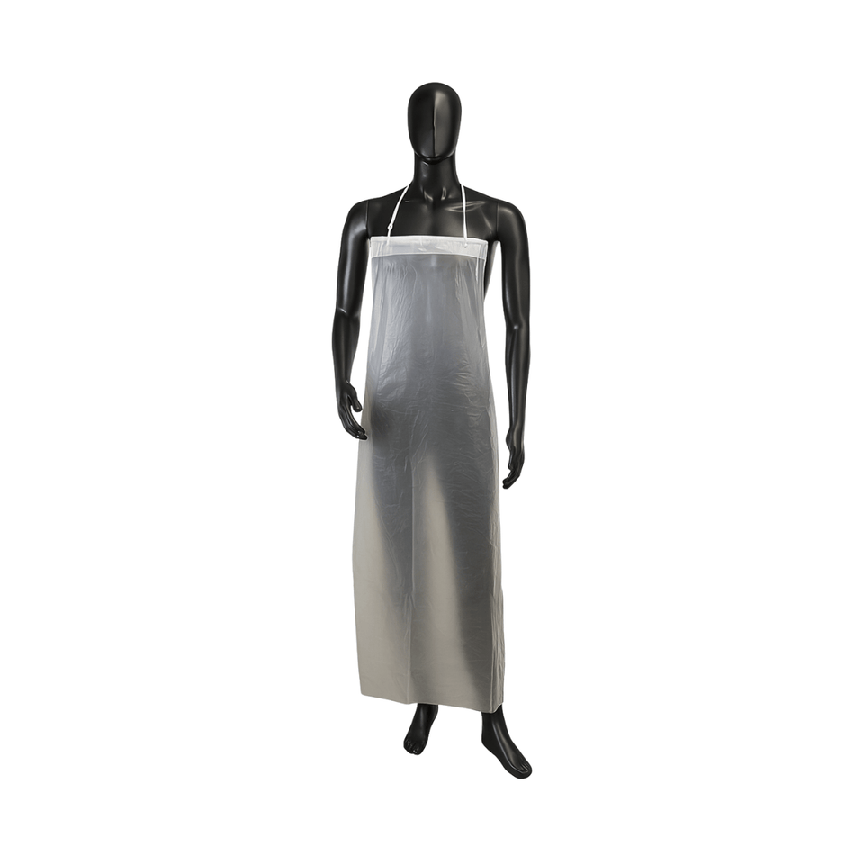 Clear Vinyl Apron, Dozen Pack, 12 Mil