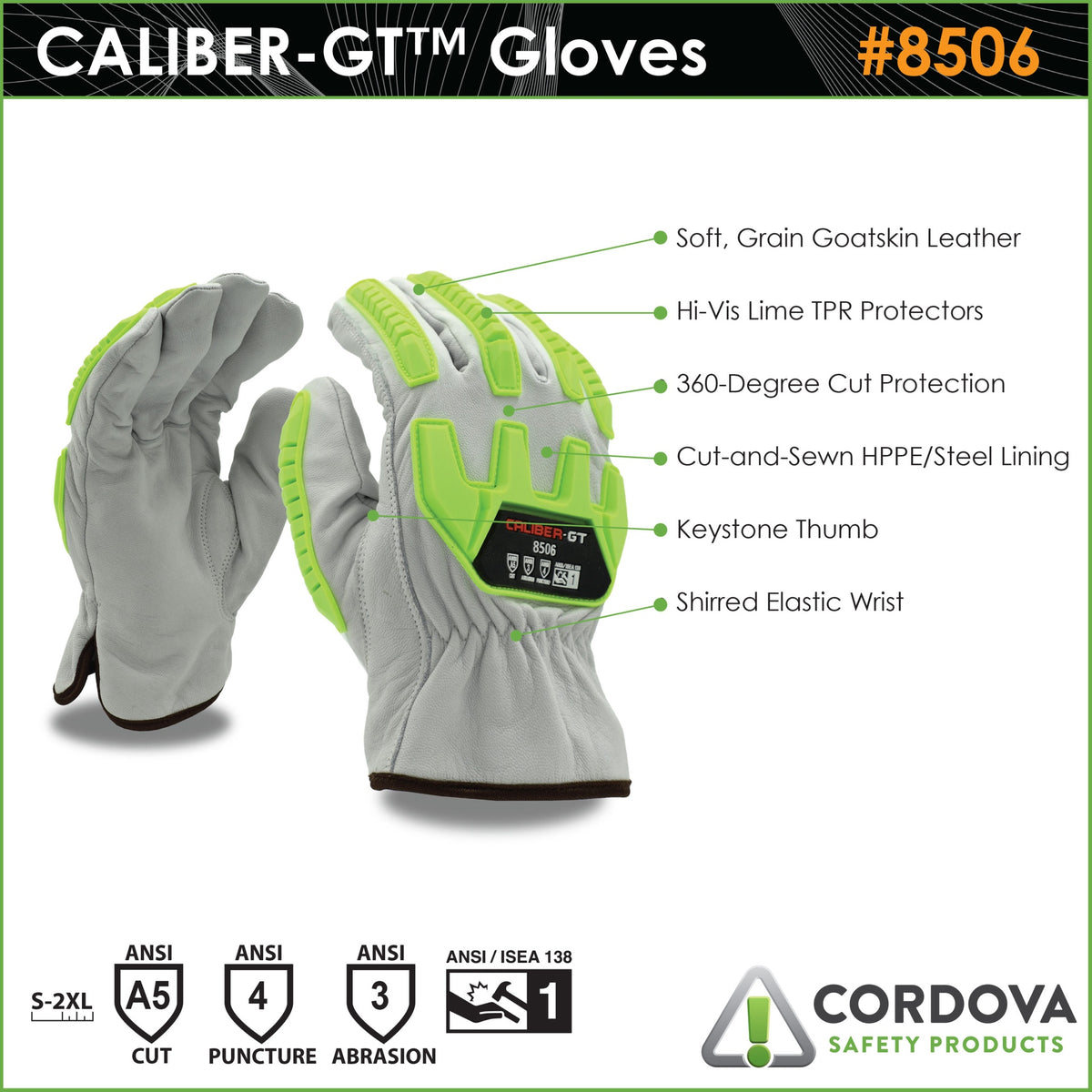impact resistant gloves goatskin