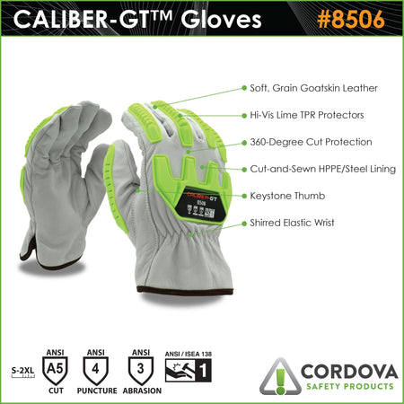 impact resistant gloves goatskin