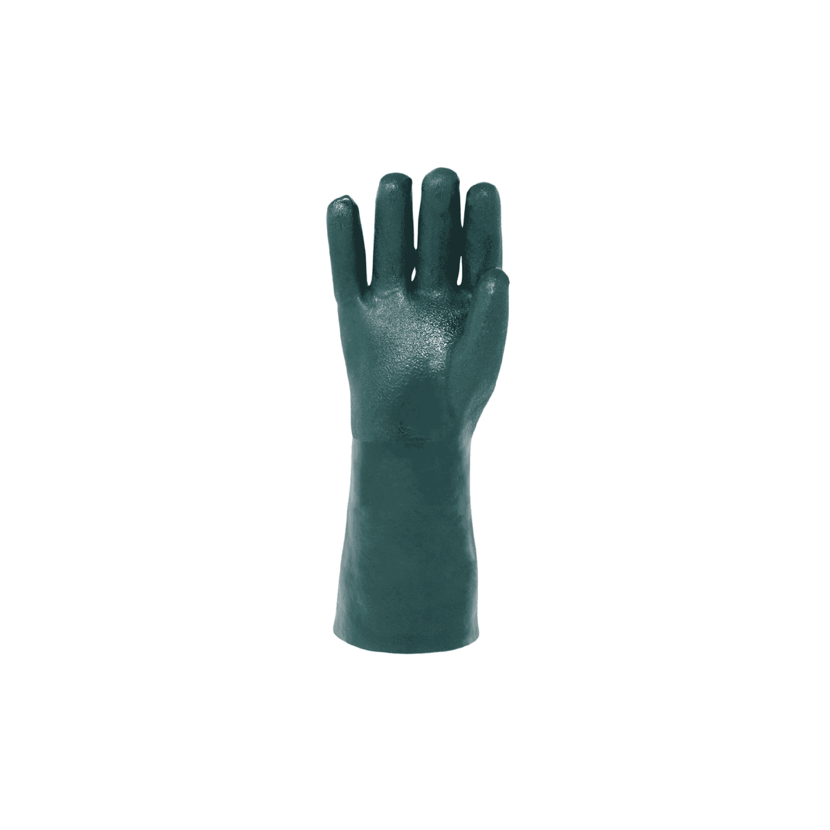 Green 14" PVC Chemical Resistant Gloves right