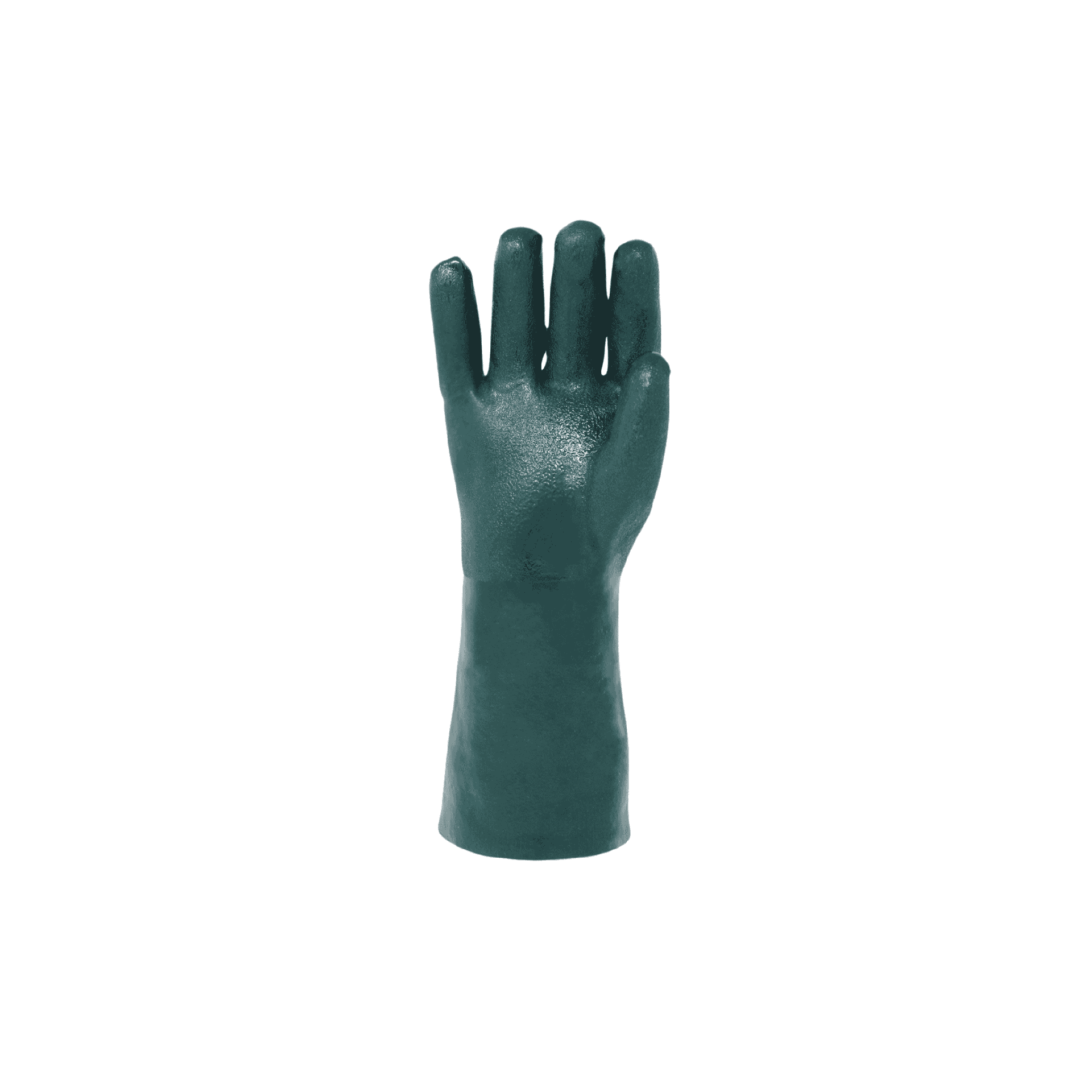 Green 14" PVC Chemical Resistant Gloves right