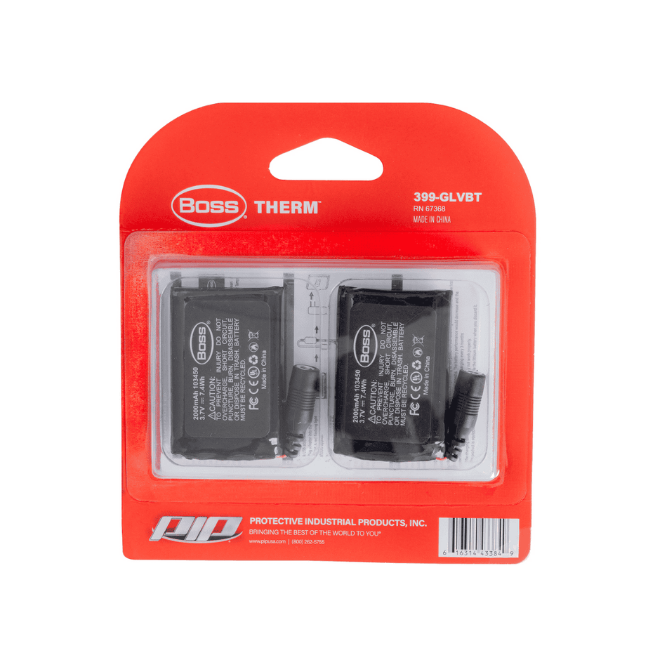 Heated Glove Liner Replacement Batteries - Two Pack