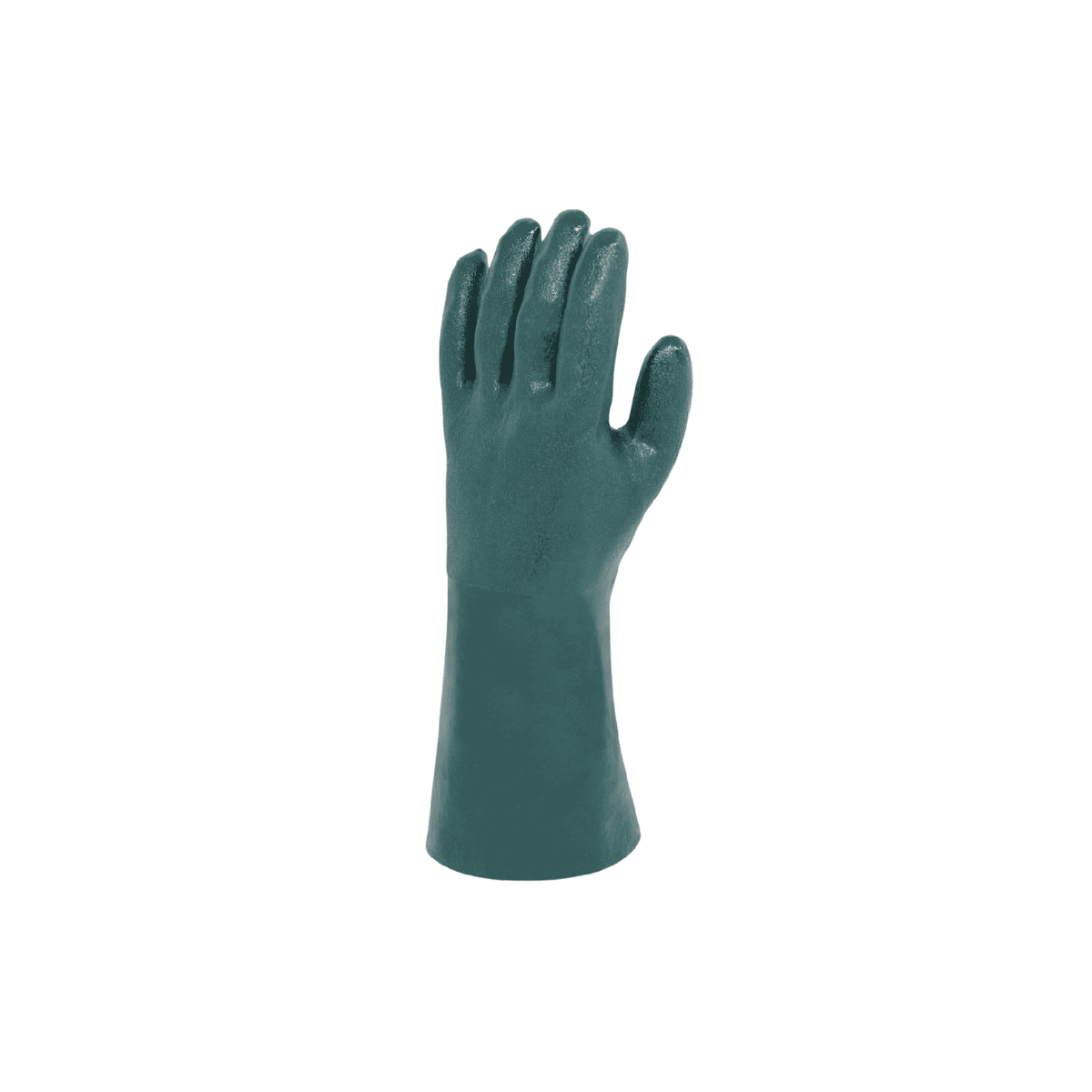 Green 14" PVC Chemical Resistant Gloves left