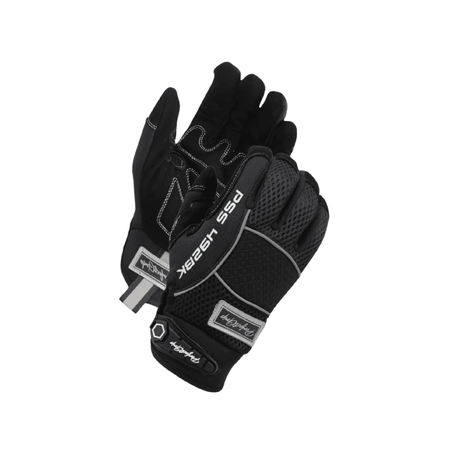 black mechanic Deerskin Gloves