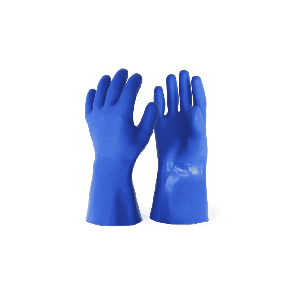 Blue Triple Dip PVC Gloves