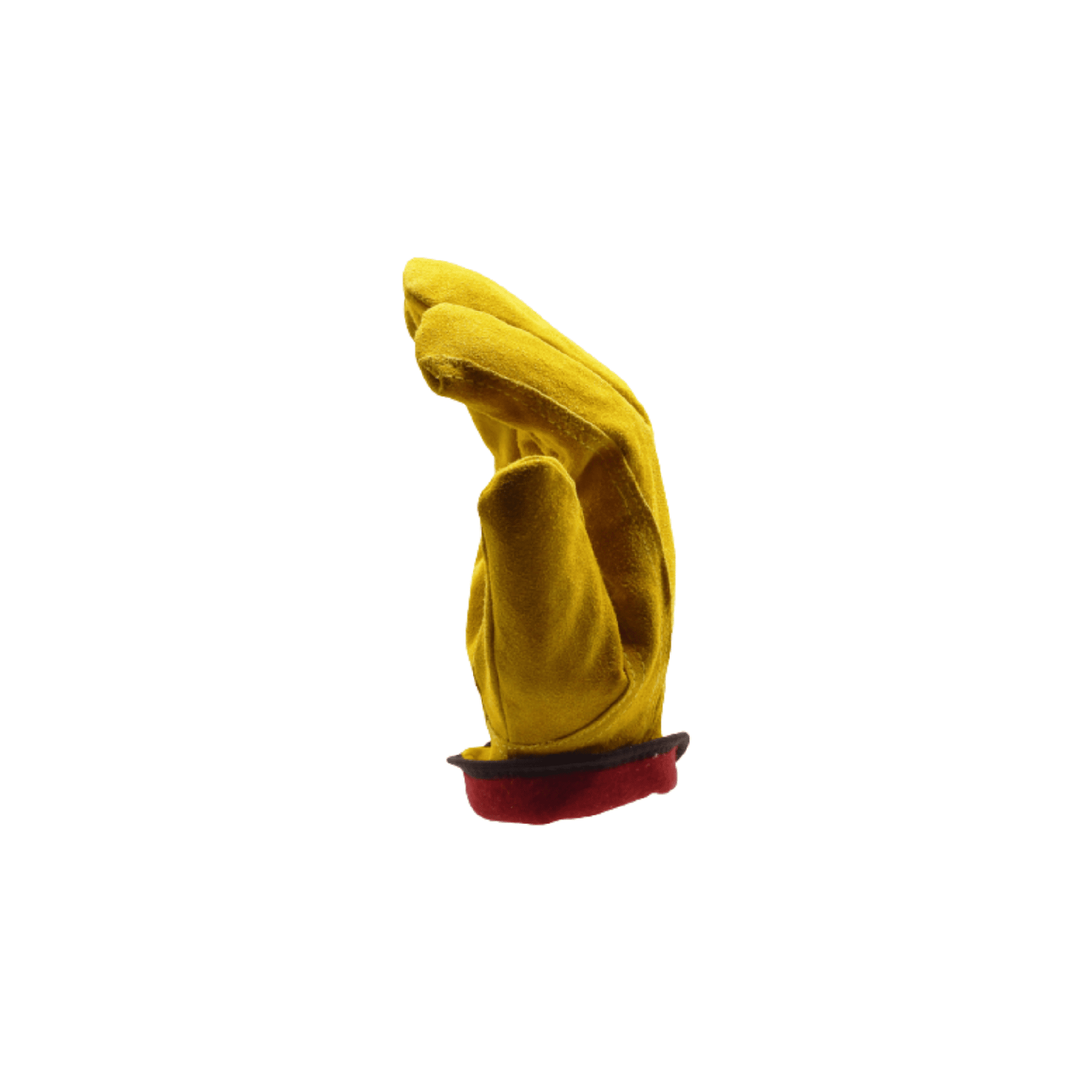 right hand brown leather glove