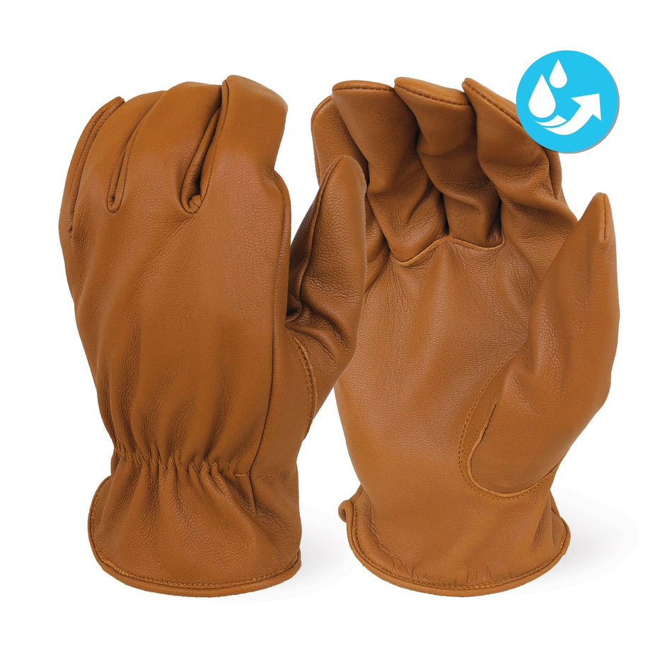 Thinsulate Gloves – Waterproof Goatskin Work Gloves with 3M Thermal Lining