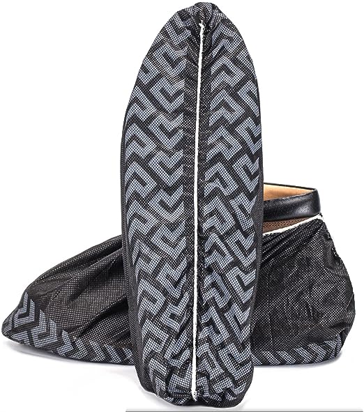 black shoe cover front