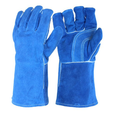 Blue Stick Welding Gloves