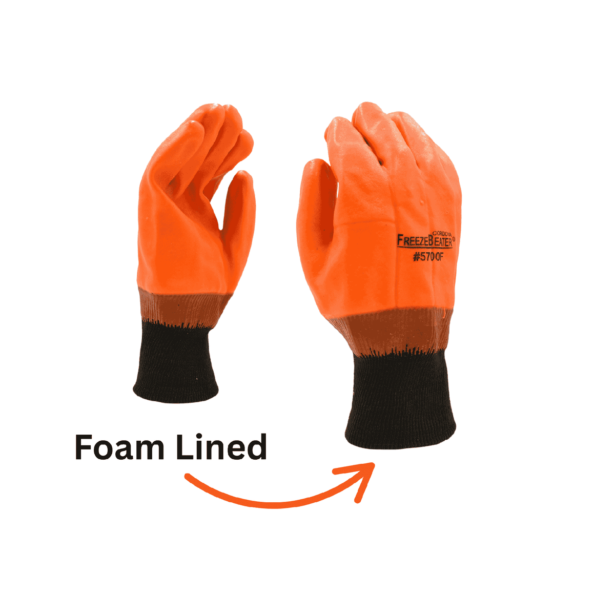 Insulated Work Gloves – FreezeBeater Foam-Lined