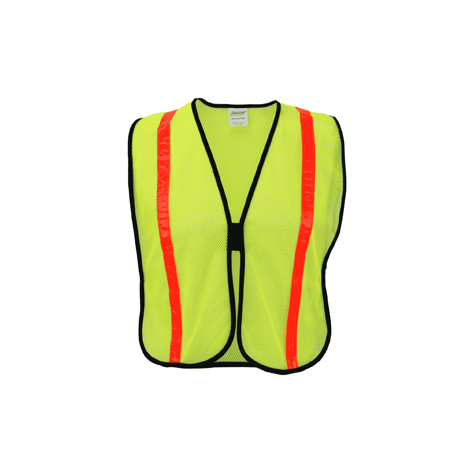 Economy Lime Mesh with 1" Orange Tape (One Size Only)