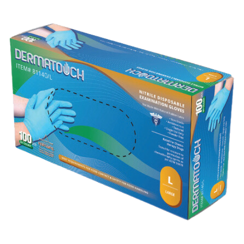 4 mil nitrile blue gloves