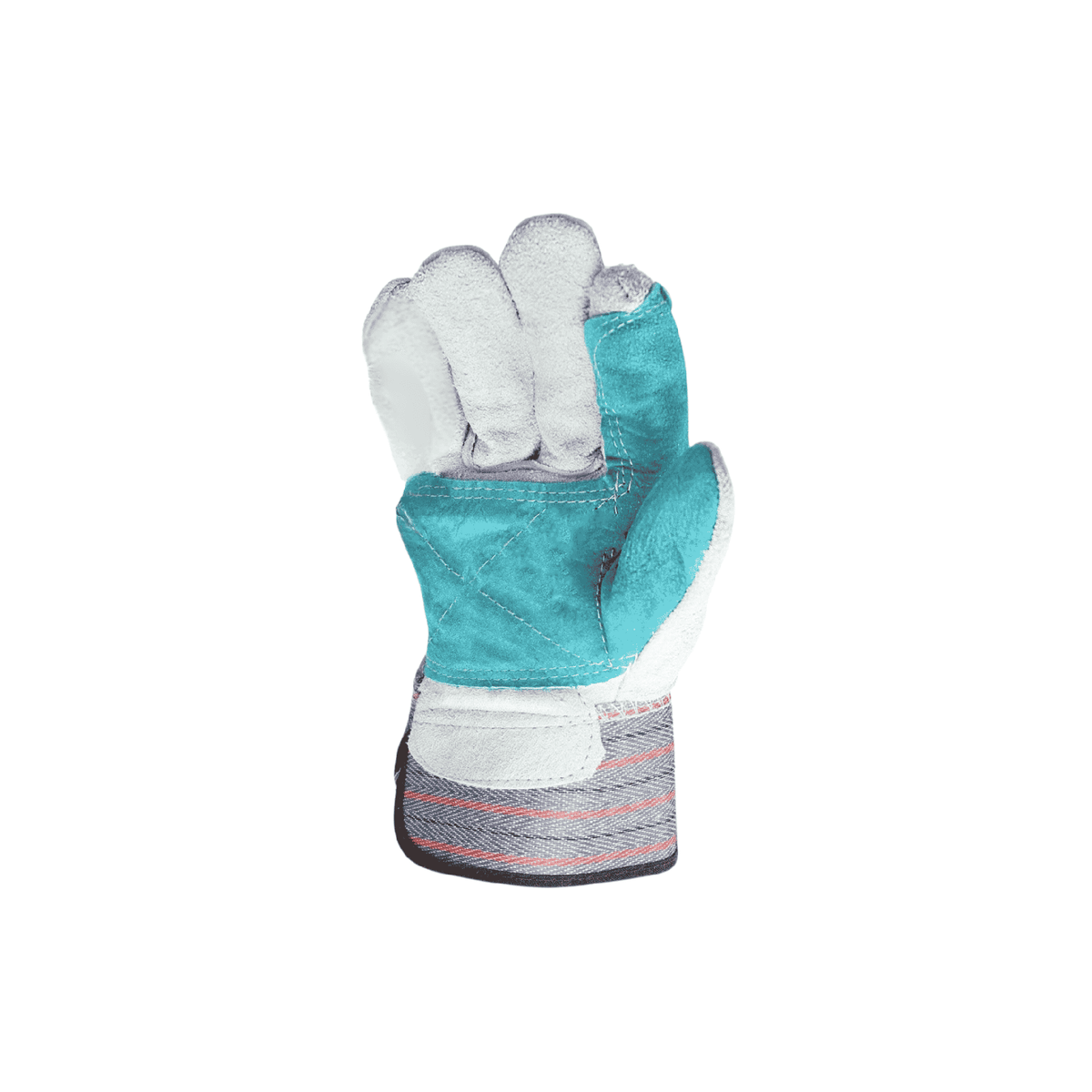 right cowhide leather work gloves