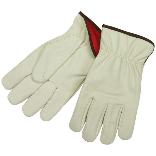 Cowhide Fleece Lined Gloves