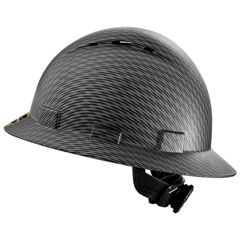 Grey carbon fiber hard hat on sale