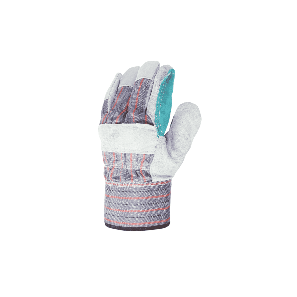 left heavy duty leather work gloves
