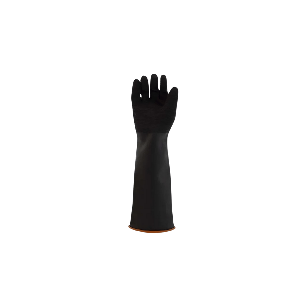 right black rubber glove