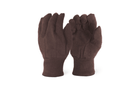 Brown Jersey Gloves