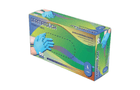 box of 8 mil blue disposable gloves. 