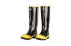 Black and Yellow Rubber Work Boots