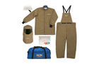 khaki arc flash suit kit