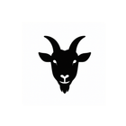 Silhouette of a goat