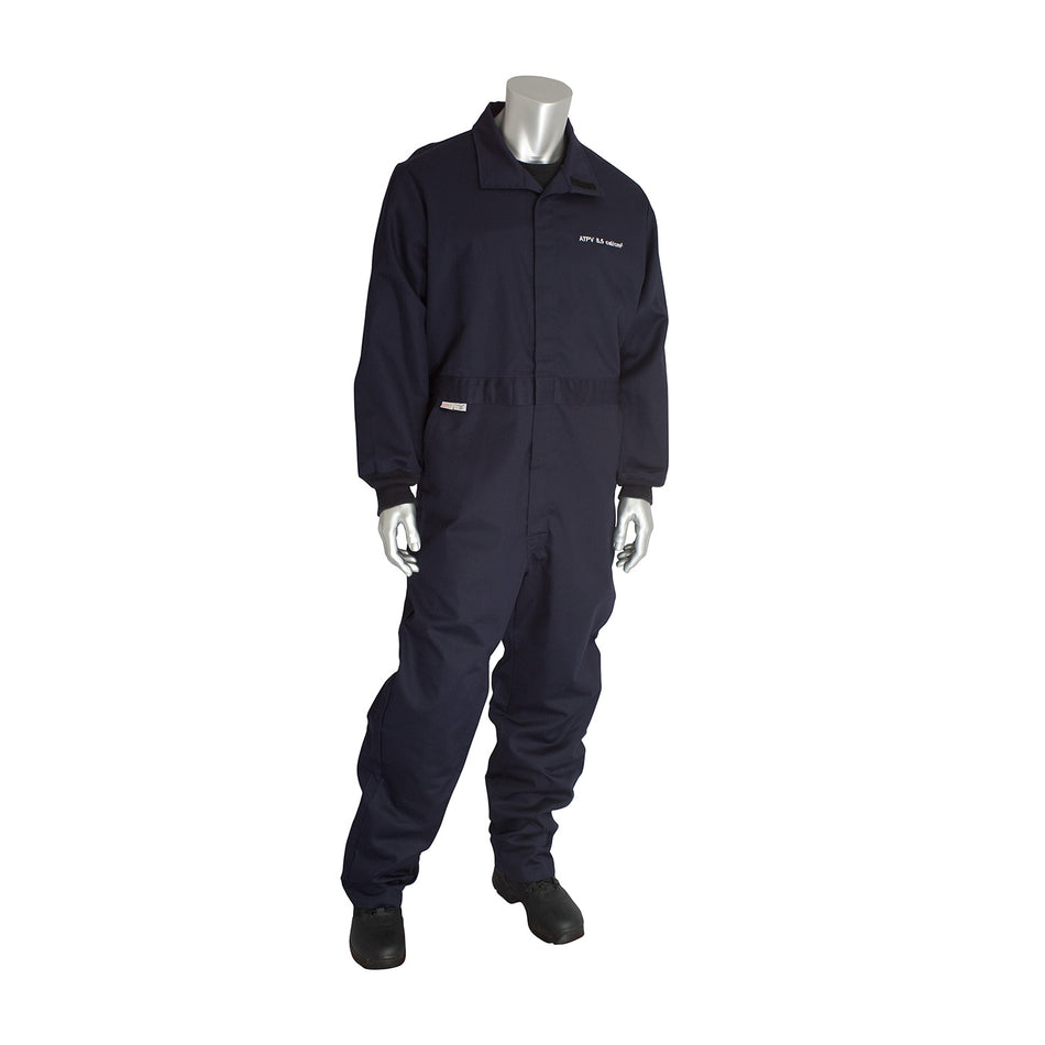 Dual Rated Arc Flash and FR Coverall 9.2 Cal/cm², No Metal On Garment