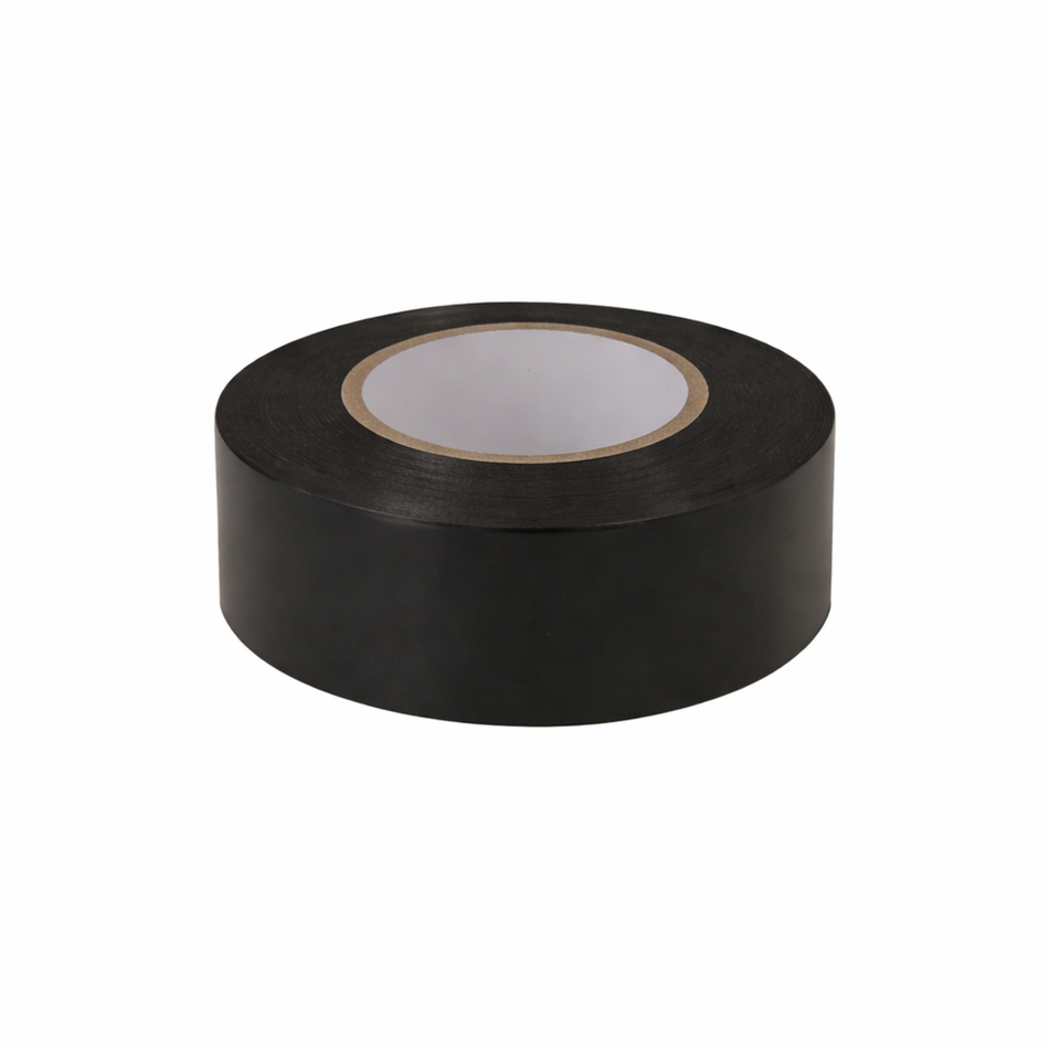 Black Electrical Tape – 7 Mil Vinyl, Flame & Weather Resistant