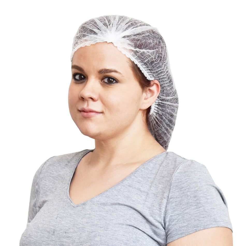 Pleated Bouffant Cap 21" (Pack of 100)