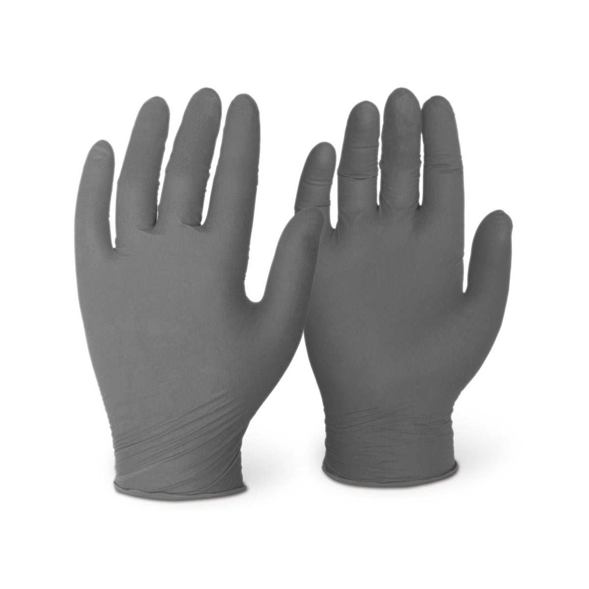 Black Nitrile Gloves both hands