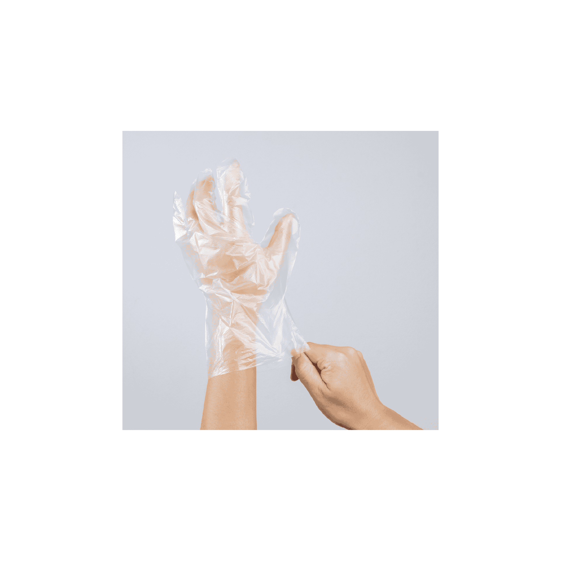 Plastic Gloves pull