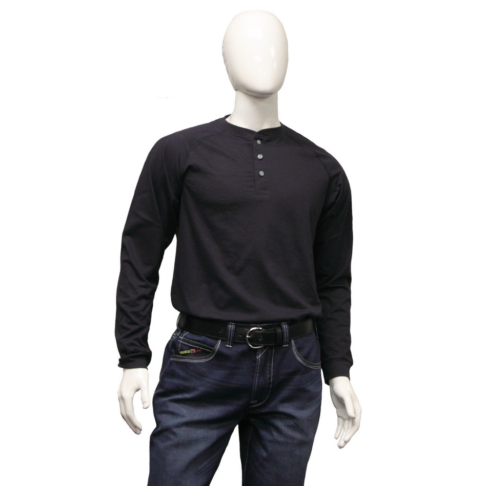 Navy Blue FR Knit Shirt