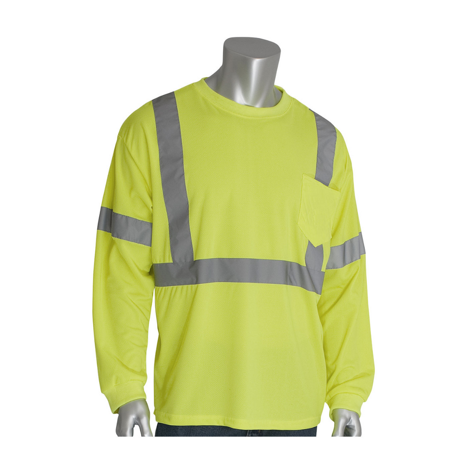 ANSI Type R Class 3 AR / FR Crew Neck Long Sleeve T-Shirt