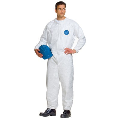 --DuPont Tyvek 400 Polyethylene White Coverall with Elastic Wrists and Ankles --- (OLDD)