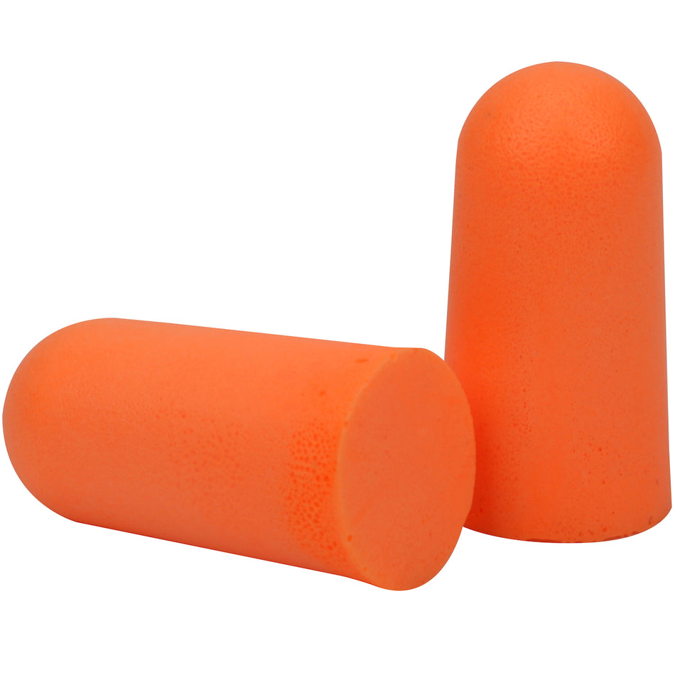 Mega Bullet Disposable Soft Polyurethane Foam Ear Plugs - NRR 32