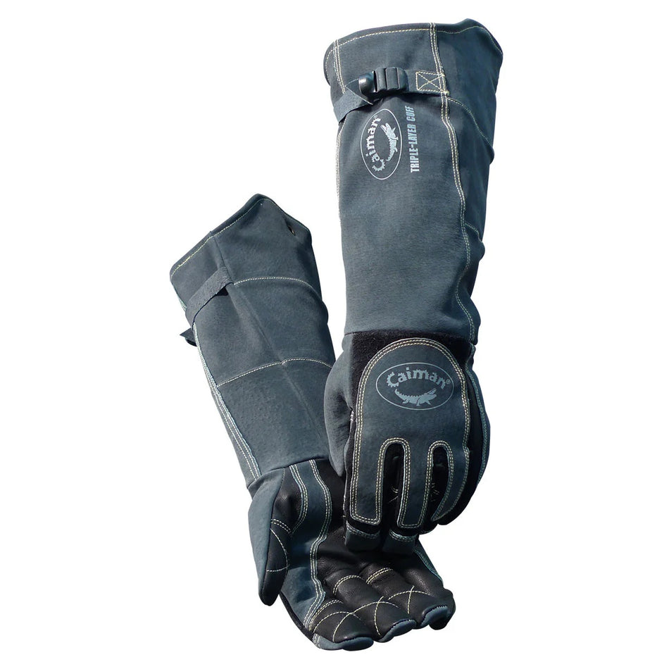 Caiman 1879 Premium Sheep Grain 21" MIG/Stick Welder's Glove