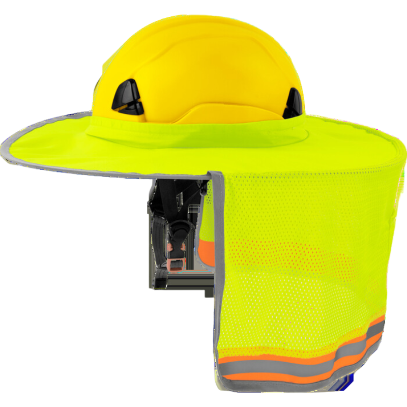 FR High Visibility Sun Shade with Reflective Binding