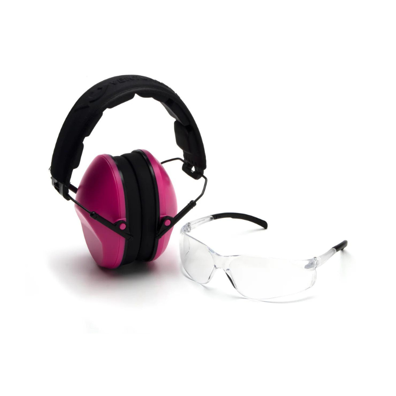Clear Lens with VG Low Profile Earmuff - Inland Empire Safety & Supply