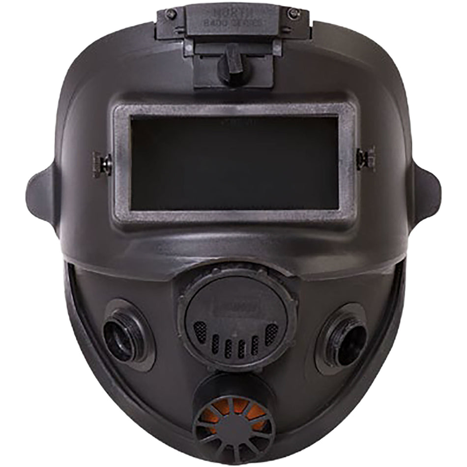 7600 Series Full Facepiece with Welding Attachment, Medical-Grade Silicone, 5-Strap, Dual N-Series Connectors