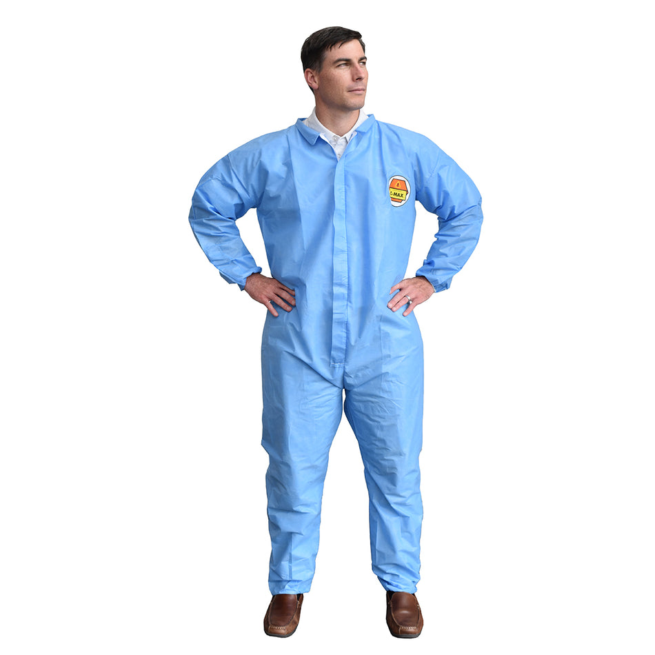Blue C-Max SMS Coverall (25 Pieces)