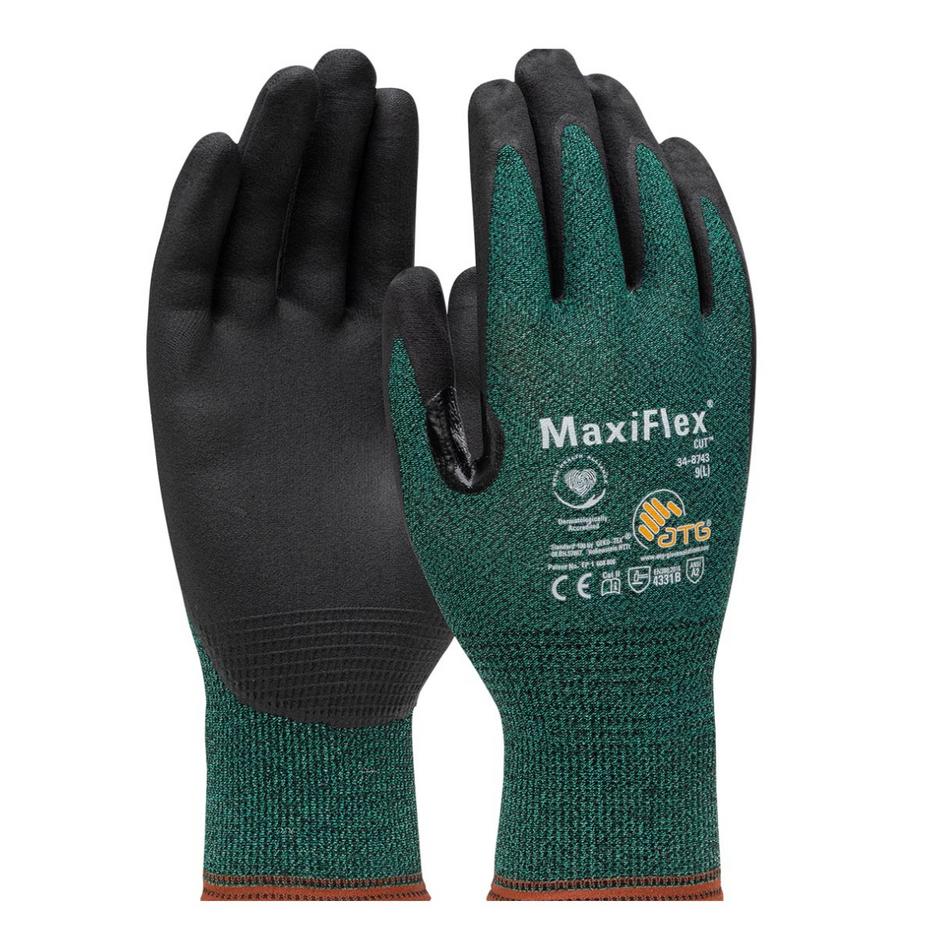 MaxiFlex Gloves – Cut Resistant, A2 Level, Touchscreen Compatible