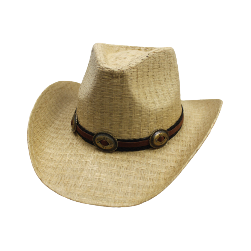 Triple Emblem Cowboy Hat