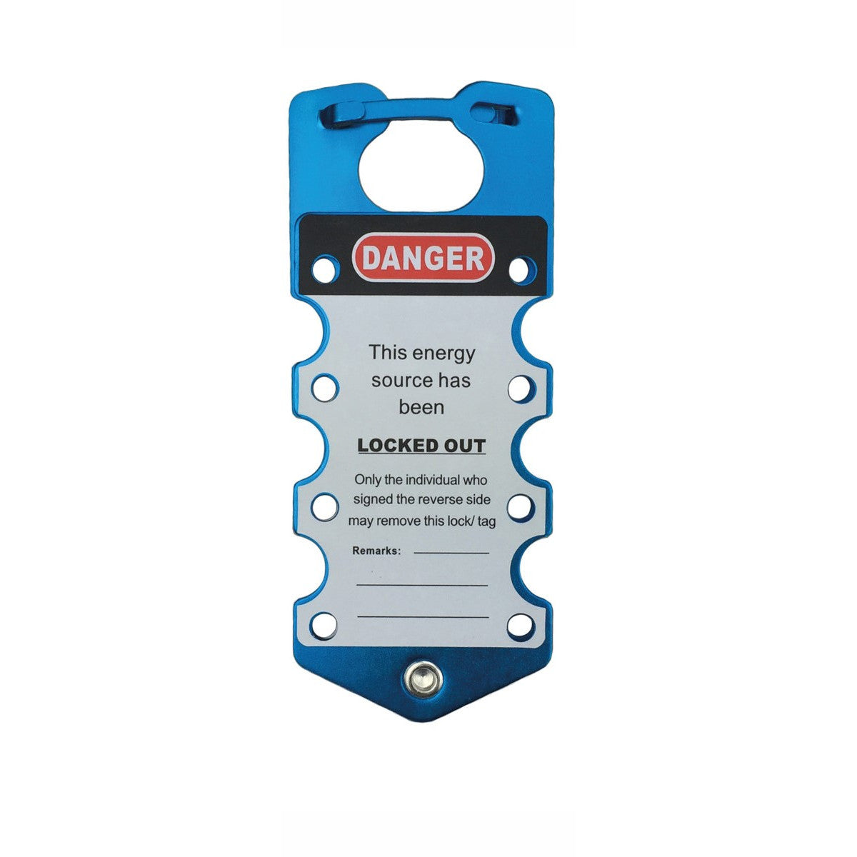 REECE Aluminum Lockout Tag Hasp - BLUE – Inland Empire Safety & Supply