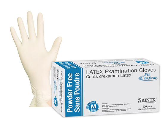 5 mil Latex Disposable Exam Gloves - Case Quantity (10 Boxes)