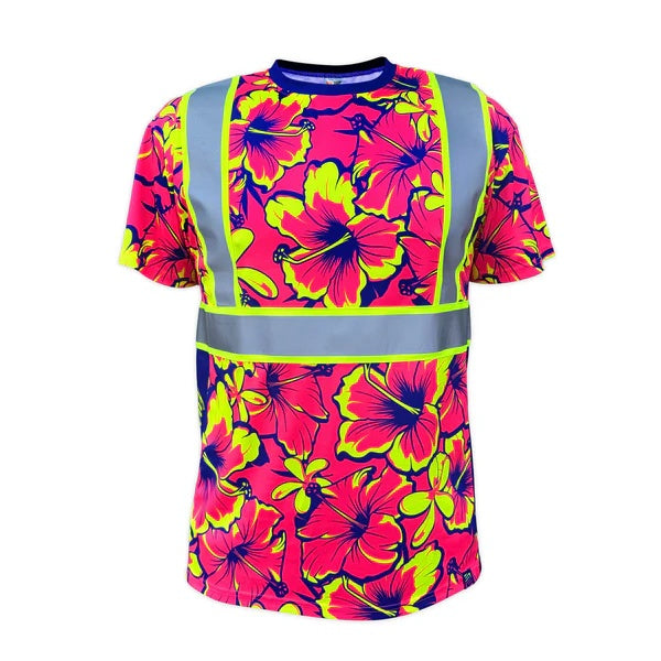 Tropic Heat Pink Enhanced Visibility Safety Shirt - Class 1 Type-O