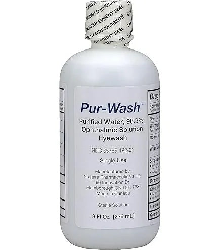 Emergency Eyewash Solution, 8 oz. Bottle